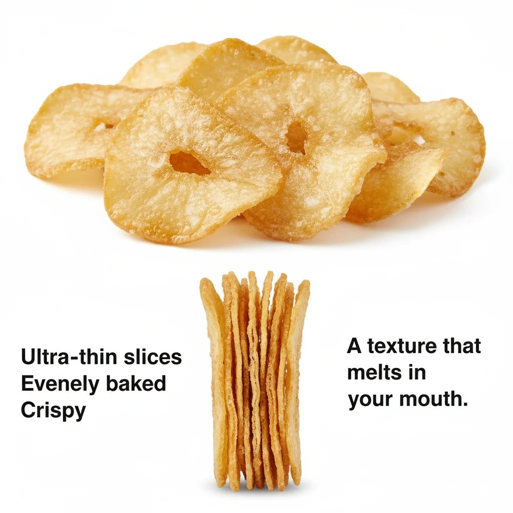 Krispy Garlic Chips (Large 17.7oz / 500g Jar) — Crispy Fried Garlic Flakes, 100% Real Garlic Slices | Savory Topping for Ramen, Pizza, Pasta, Steak & Salad